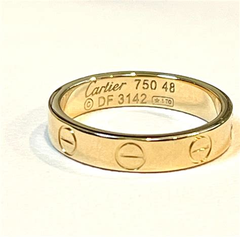 love ring cartier replica|cartier 750 ring 52833a worth.